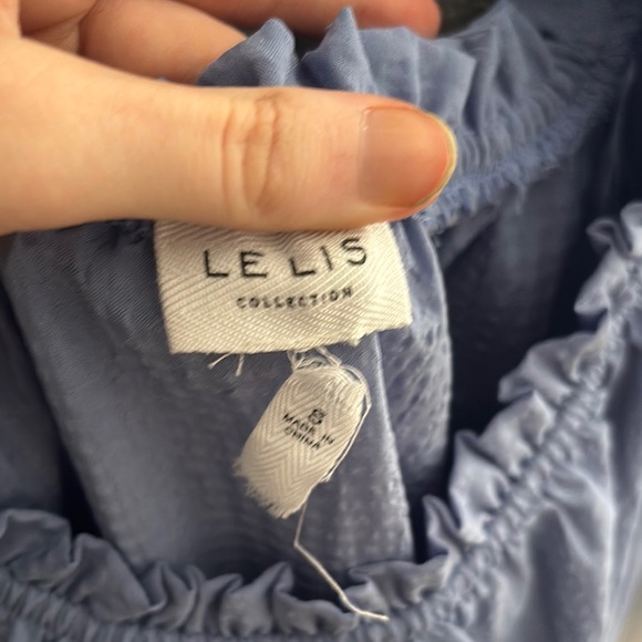 Blue Ruffled Dress - Picture 2 of 3